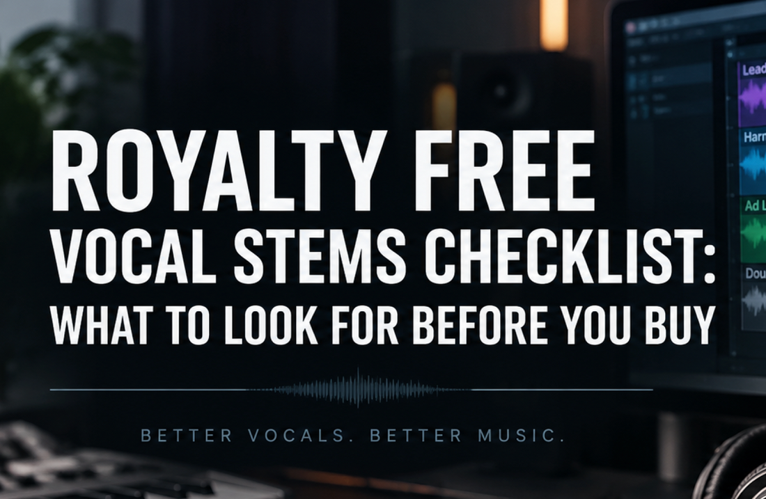 Royalty-Free Vocal Stems Checklist for Buyers