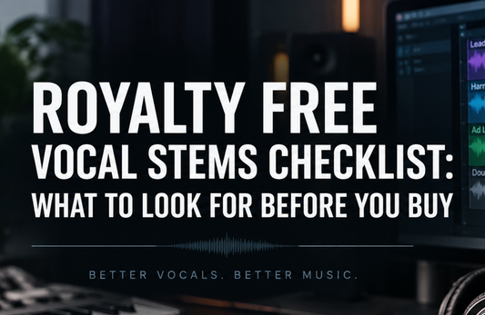 Royalty-Free Vocal Stems Checklist for Buyers